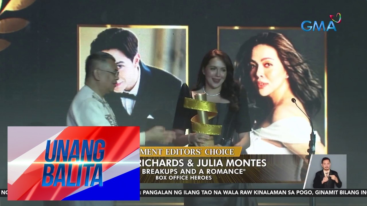 Ilang Kapuso stars at projects, wagi sa 7th Entertainment Editors' Choice | Unang Balita