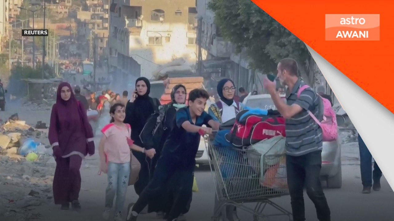 Penduduk Gaza diarah rejim zionis meninggalkan kediaman