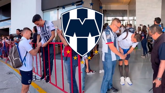 Liga MX: Jugadores de Monterrey atienden a los aficionados antes del juego ante Pachuca