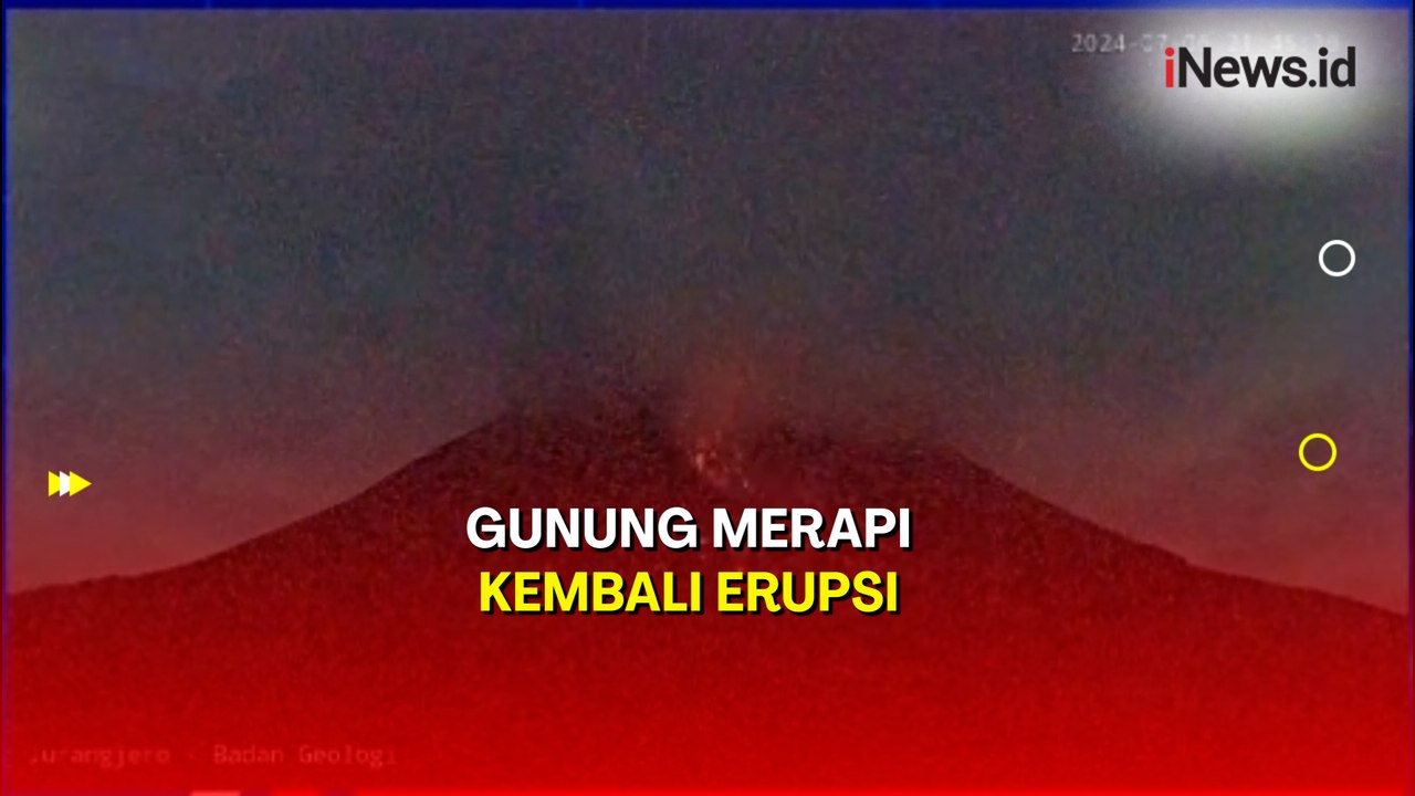 Gunung Merapi Kembali Erupsi, Luncurkan Awan Panas Sejauh 1.600 Meter