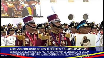 Pdte. Nicolás Maduro lidera acto de ascenso conjunto de los alféreces y guardiamarinas