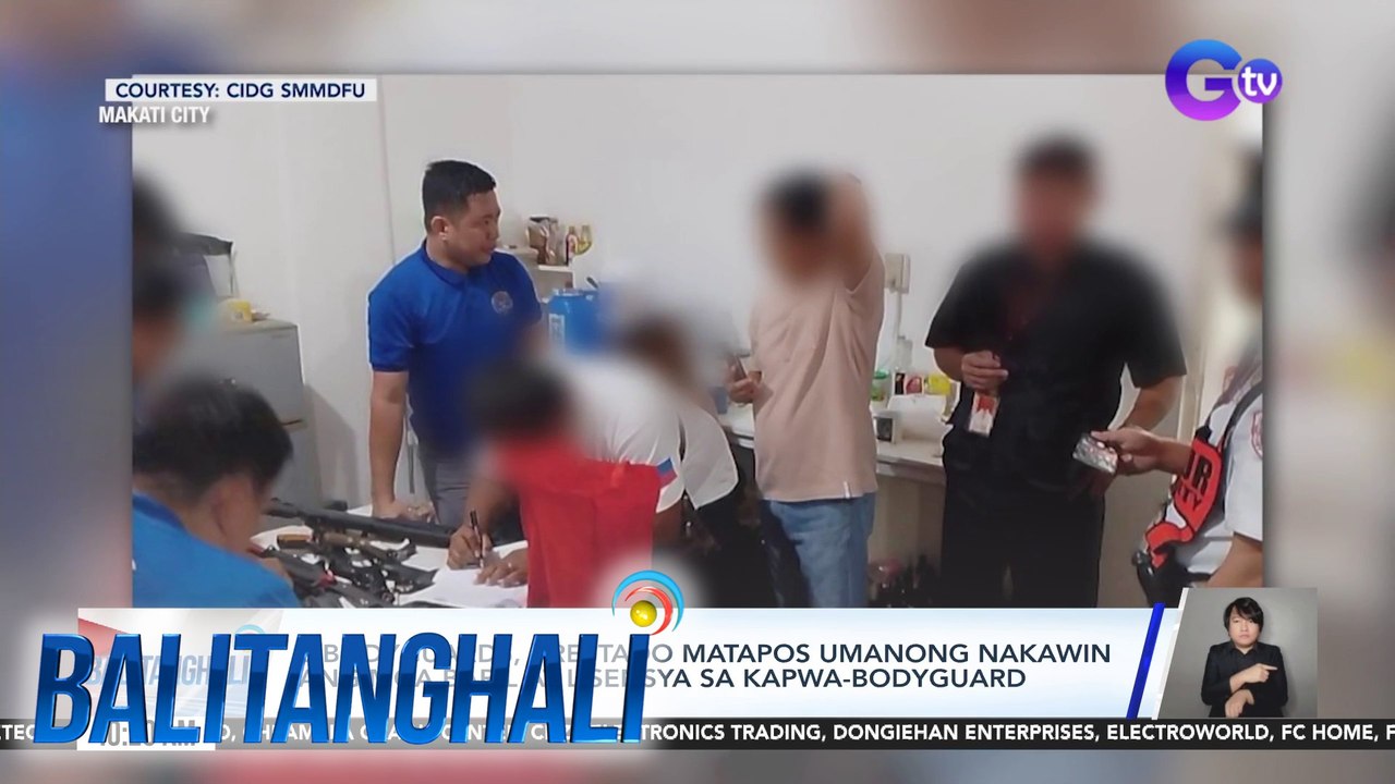 2 bodyguards, arestado matapos umanong nakawin ang mga baril at lisensya sa kapwa-bodyguard | Balitanghali