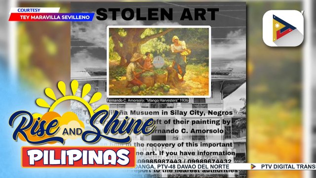 Negros artists, humingi ng tulong sa nawawalang painting ni National Artist Fernando Amorsolo