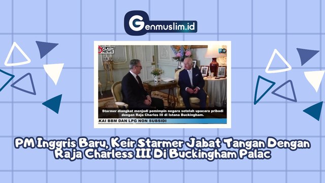 PM Inggris Baru, Keir Starmer, Jabat Tangan dengan Raja Charles III di Buckingham Palace