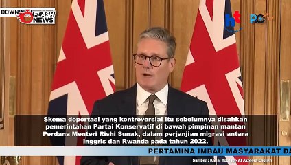 PM Inggris Keir Starmer Akan Hentikan Buang Imigran Gelap Rwanda