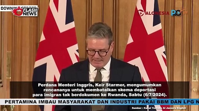 PM Inggris Keir Starmer Hentikan 'Buang' Imigran Gelap Rwanda
