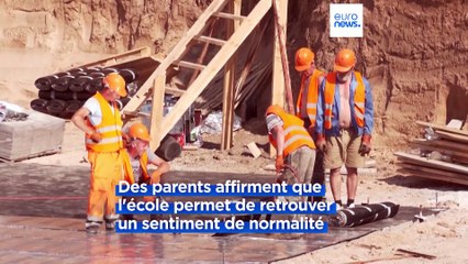 Zaporijjia : des écoles souterraines pour mettre les enfants ukrainiens en sécurité