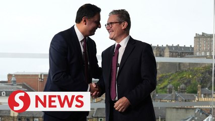 UK's new PM Starmer visits Edinburgh at start of two-day tour of the country