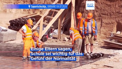 Sieben Meter tief! Saporischschja baut erste unterirdische Schule in der Ukraine