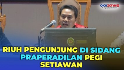 Momen Hakim Beberapa Kali Minta Pengunjung Sidang Sabar saat Bacakan Putusan Pegi Setiawan