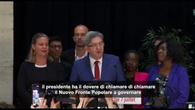 Francia, vince il Fronte Popolare, Mélenchon: mai con i macroniani