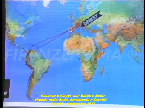 Rarissimo Vacanze e viaggi di Baldo e Bella - Ande Amazzonia e Caraibi - Sett. 77 - Tele 37 Firenze