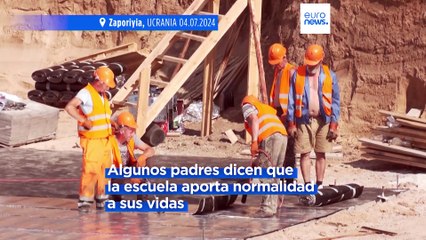 Comienza la construcción de la primera escuela subterránea en la ciudad ucraniana de Zaporiyia