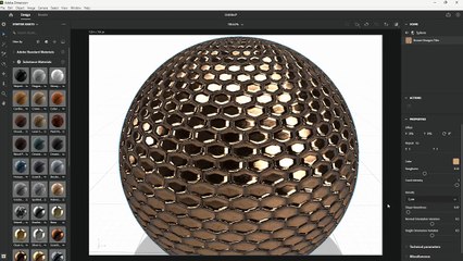 Adobe Dimension Course Section 16 Using Substance Material