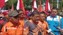 Tolak UU Ciptaker, Ribuan Buruh Gelar Aksi Demo di Gedung MK