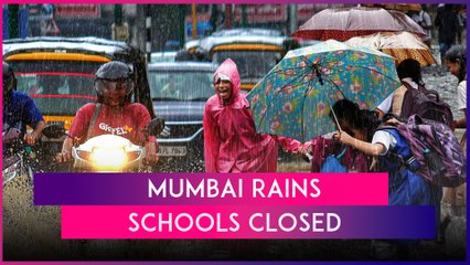 Mumbai Rains: BMC Declares School Holiday, Train Services Disrupted As Heavy Rainfall Lashes City