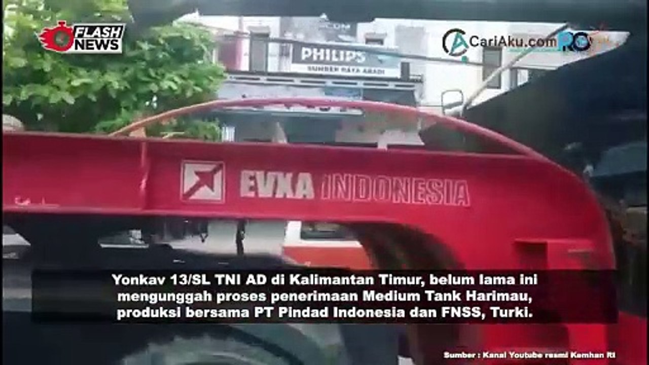 Perkuat Pertahanan Negara, TNI AD Terima Medium Tank untuk Persenjatai Indonesia