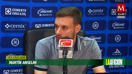 Martín Anselmi celebra el triunfo de Cruz Azul en su debut en el Apertura 2024 y valora la victoria