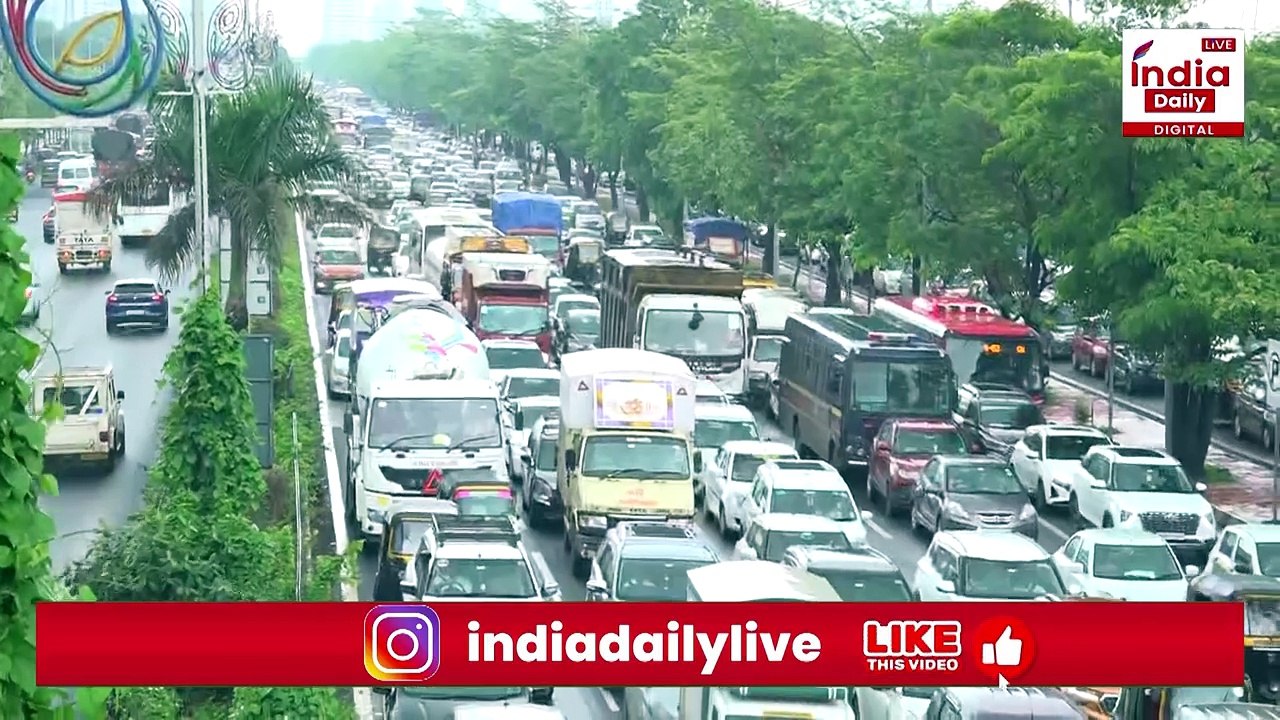 Mumbai Rain: मुंबई और Thane में बारिश के कारण यातायात प्रभावित, हाईवे पर लंबा जाम । Ground Report