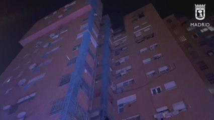 Mueren dos personas en el incendio de una vivienda en Madrid