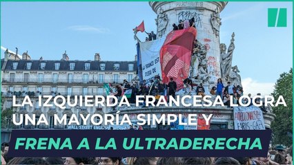 Hay vuelco: la izquierda francesa logra una mayoría simple y frena a la ultraderecha, según los sondeos