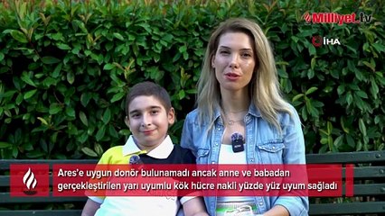 Annesiyle birlikte şehir şehir dolaşıp 5 milyon kişiden kan toplayan Ares'ten güzel haber geldi