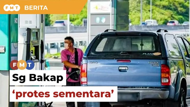 Sg Bakap ‘protes sementara’, kerajaan diminta terus agenda penyasaran