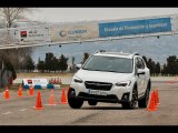 Subaru XV 2018 - Maniobra de esquiva (moose test) y eslalon | km77.com