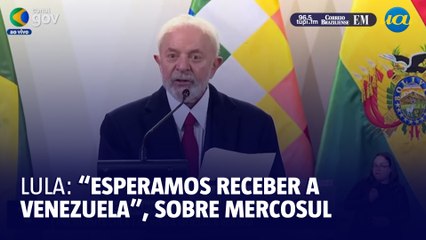 Lula quer Venezuela fazendo parte do Mercosul