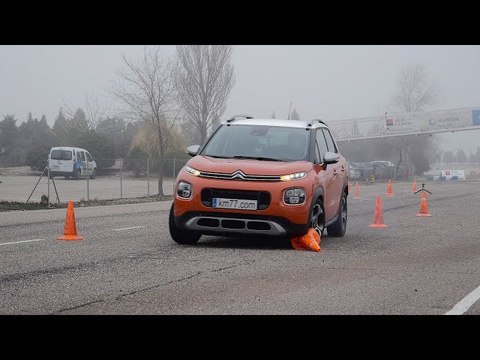 Citroën C3 Aircross 2018 - Maniobra de esquiva (moose test) y eslalon | km77.com