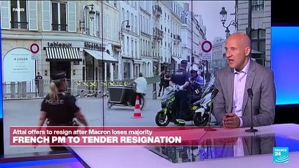 French PM Attal offers resignation, up to Macron to decide