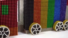ASMR and How To Make Truck Container with 35000 Mini Magnetic Balls _ Magnetic Man 4K