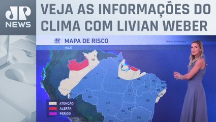 Norte e Nordeste terão chuva forte nesta segunda (08) | Previsão do Tempo