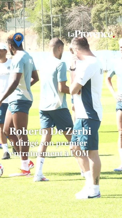 De Zerbi dirige son 1ère entraînement à l'OM : nos images à La Commanderie