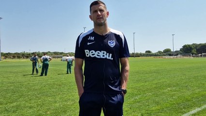 Pompey boss John Mousinho speaks to The News in Croatia