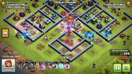 Top Defence Base TH13 With Link, Anti 2 Stars, Anti 3 Stars, Anti Air Layout - Clash Of Clans (03)