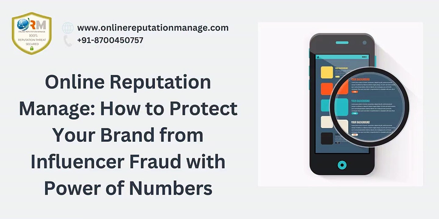 Online Reputation Manage: How to Protect Your Brand from Influencer ...