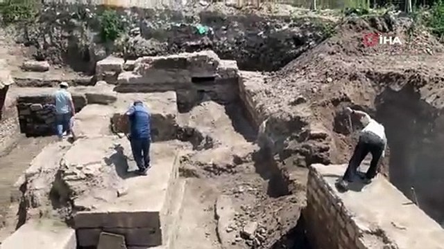 Bolu'da inşaat kazısında Roma dönemine ait hamam bulundu