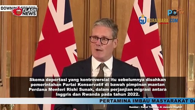 PM INGGRIS KEIR STARMER AKAN HENTIKAN 'BUANG' IMIGRAN GELAP RWANDA