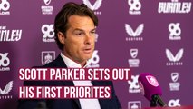 New Burnley head coach Scott Parker sets out his first priorities