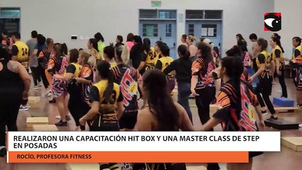 Realizaron una capacitación Hit Box y una master class de Step gratuita en Posadas