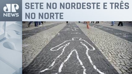 Dez municípios brasileiros estão no ranking de violência mundial