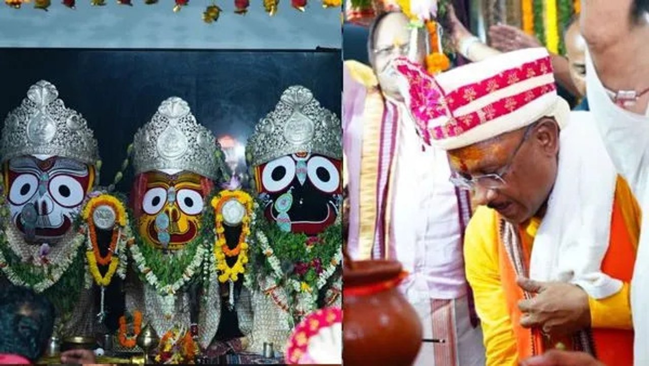 रायपुर में धूमधाम से निकली भगवान जगन्नाथ की रथयात्रा , सीएम विष्णुदेव साय ने लिया आशीर्वाद
