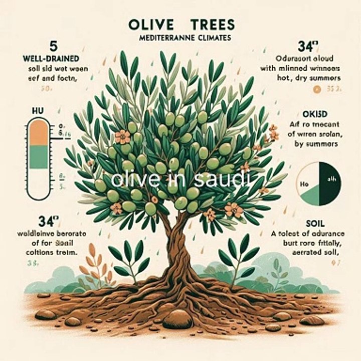 Olive trees in saudi