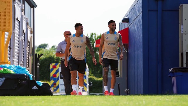 La selección de Argentina mantuvo otra práctica en Houston de cara a la semifinal de la Copa América ante Canadá