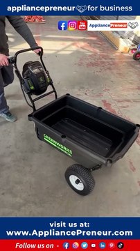 Motorized Wheelbarrow With Greenworks Battery
