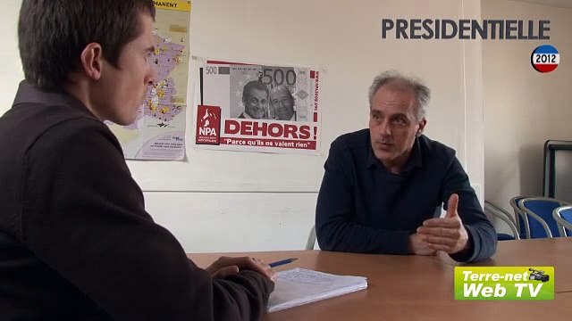 La vision agricole de Philippe Poutou, candidat du Npa