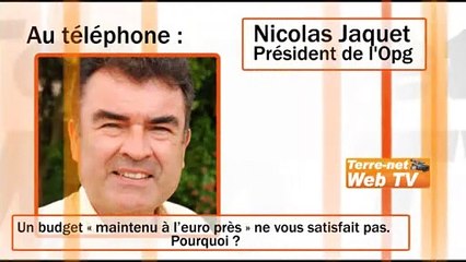 Nicolas Jaquet : « Le projet de Pac est dangereux pour la compétitivité des céréaliers français »