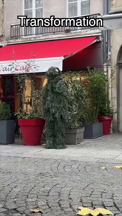 Prank : Se déguiser en Arbre et faire peur au gens