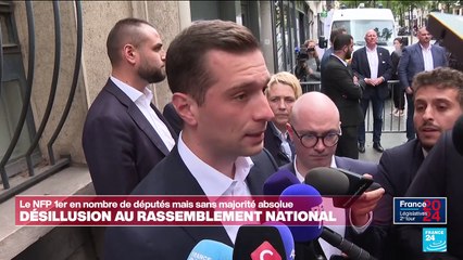 Législatives : Bardella "assume" sa "part de responsabilité" dans la "défaite" du RN